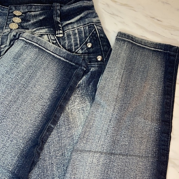 #8 Butt Lifting Jegging Denim Jeans - size 3 (Blue)💰🔥 - Picture 3 of 7